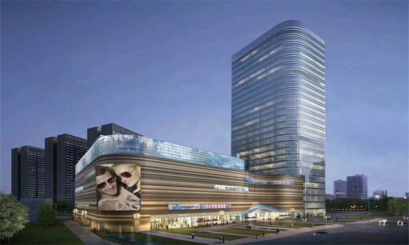 萧山区核心区域的姚江岸商务中心