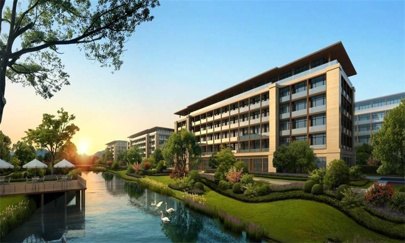 杭州市西湖区西溪新城市：现代商务环境的典范